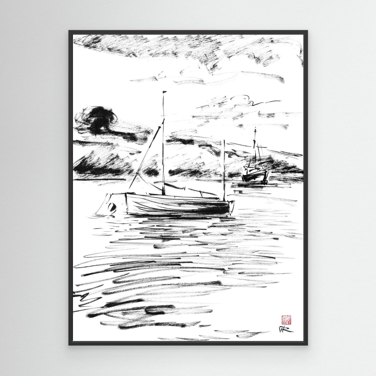 Boats in Salcombe harbour