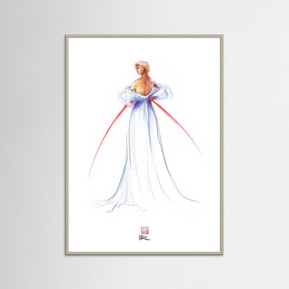 Thomas Jackson couture fashion - paper print