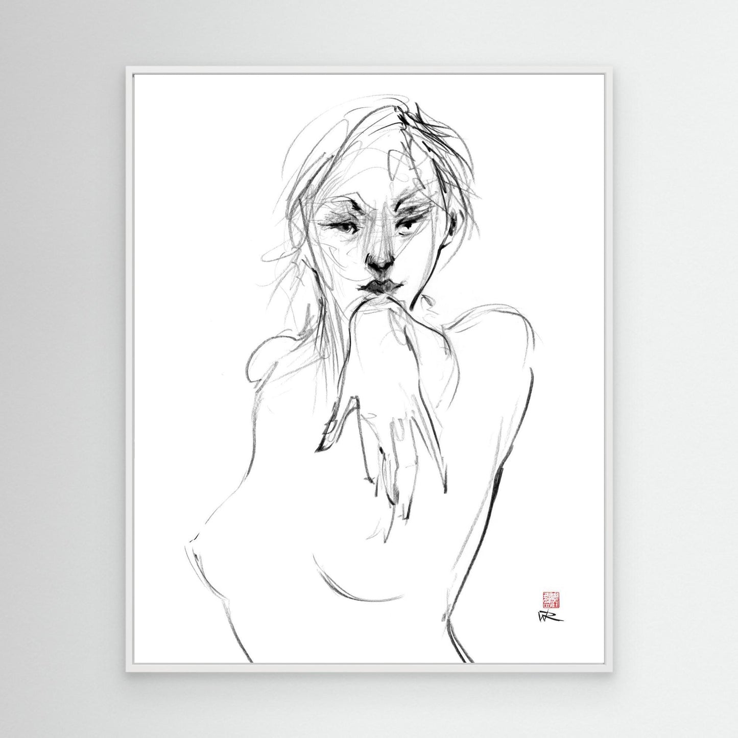 Come hither - Canvas print