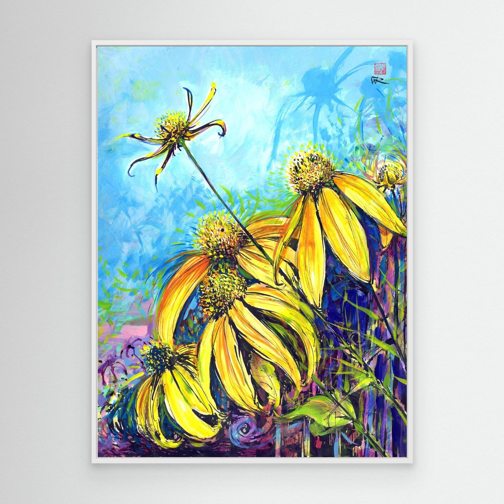 Rudbekias triptych 3