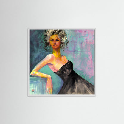 Little black dress - Paper print