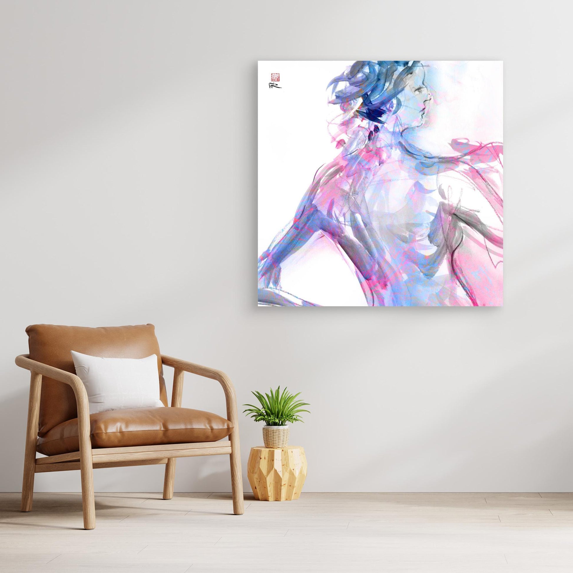 Allium figure 1 - Canvas print