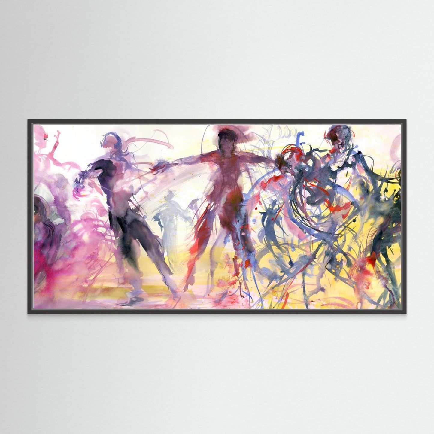 Abstract dance movement 3 - Canvas art print