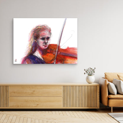Lost in playing - Canvas print