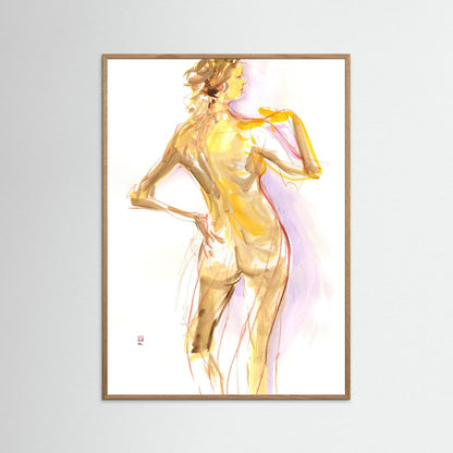 Manko from behind - Print on fine art paper