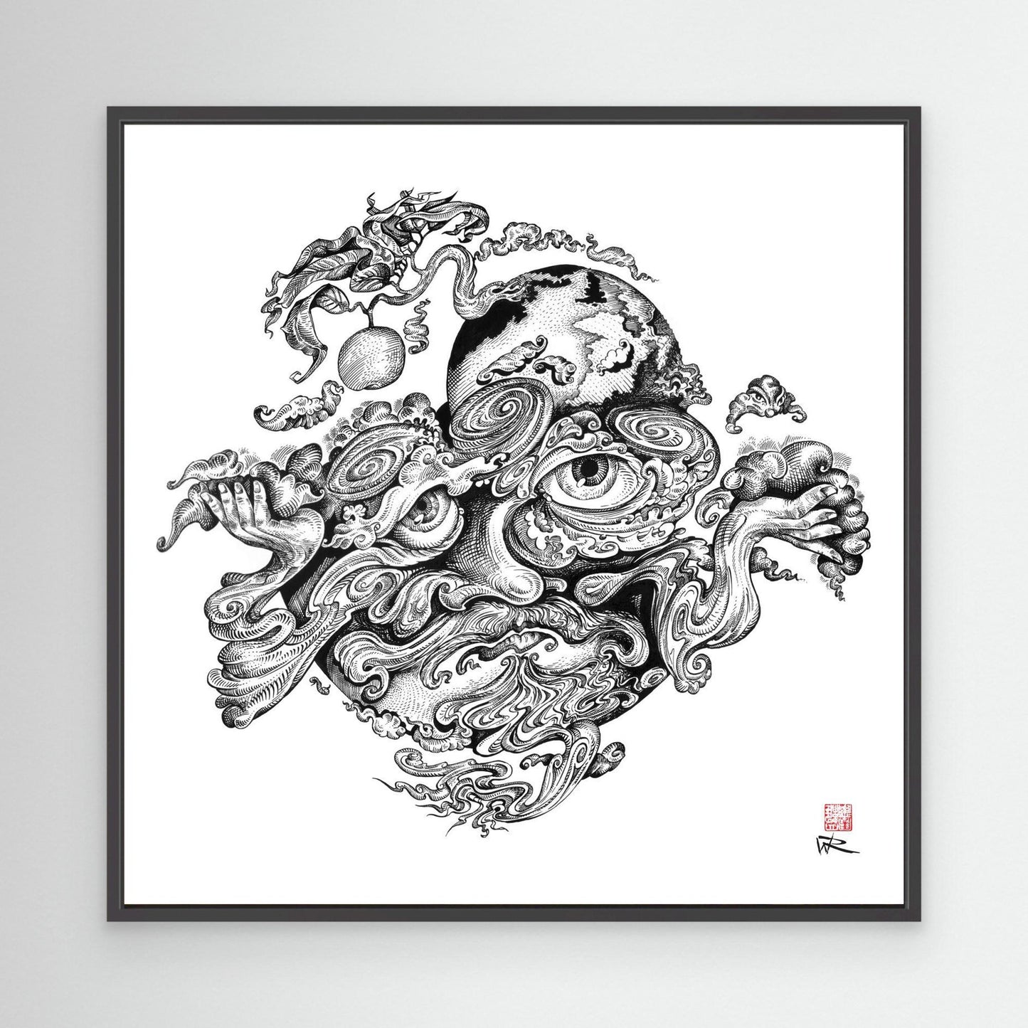 Atlas - canvas print
