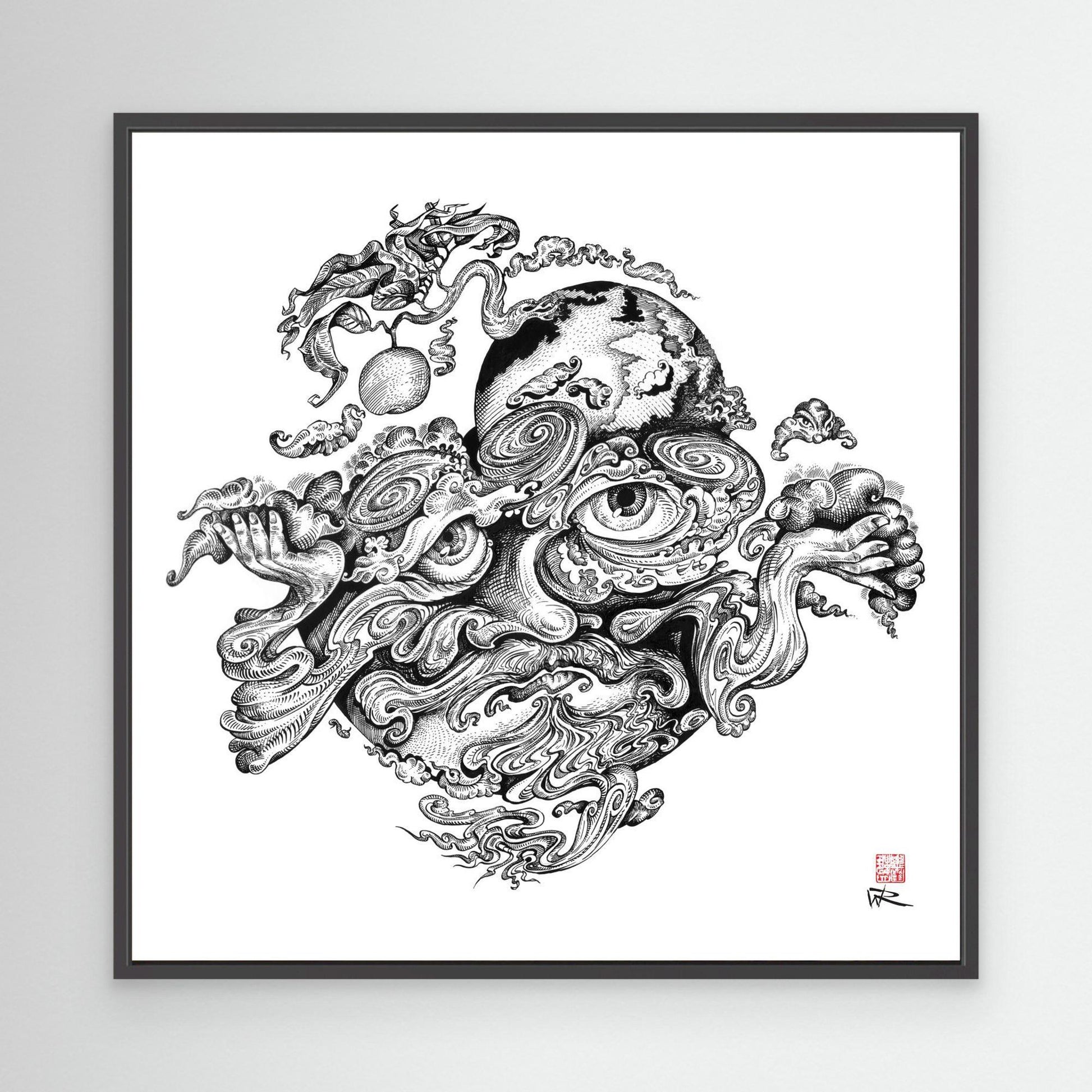 Atlas - canvas print