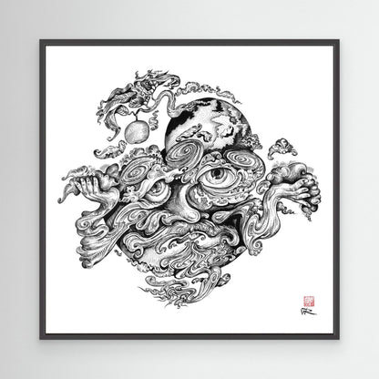 Atlas - canvas print