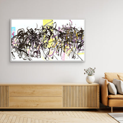 Abstract dance movement 4 - Canvas art print