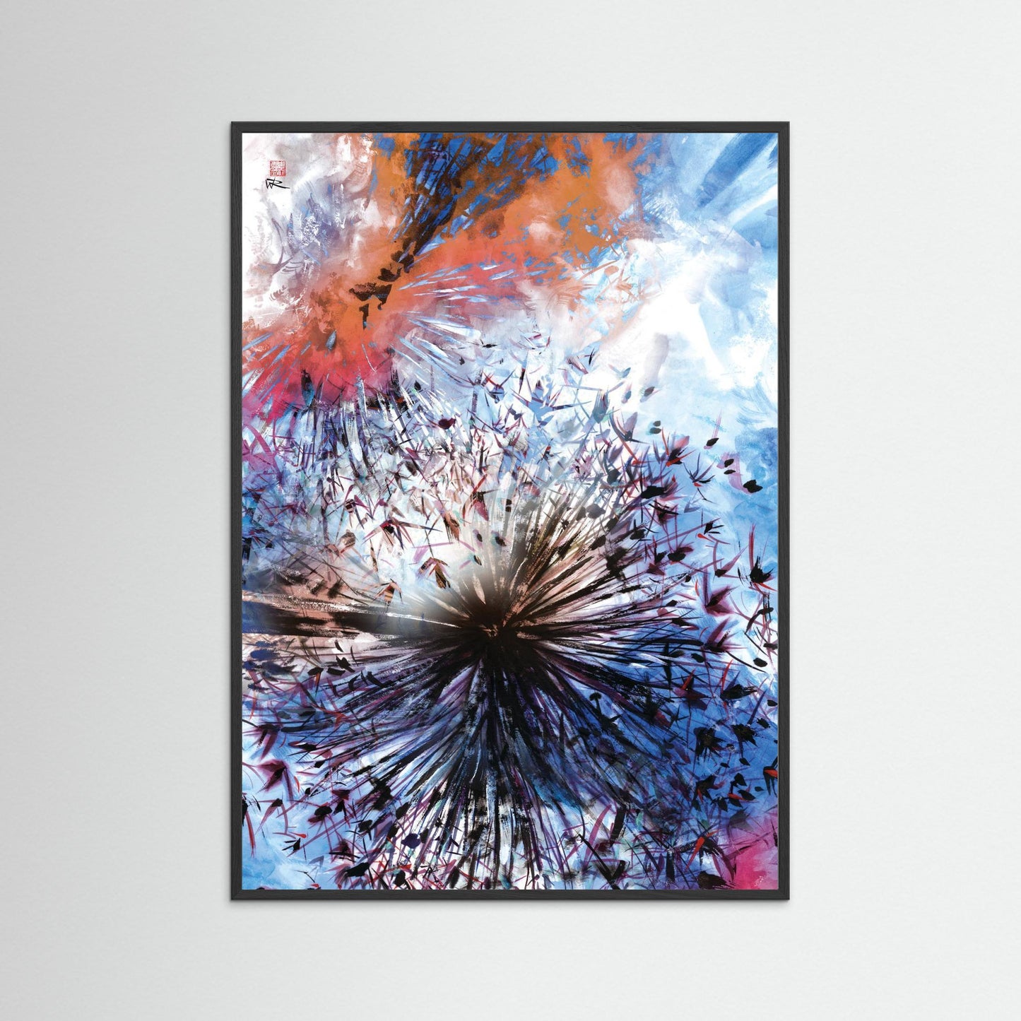 Allium abstract explosion 1 - Paper print
