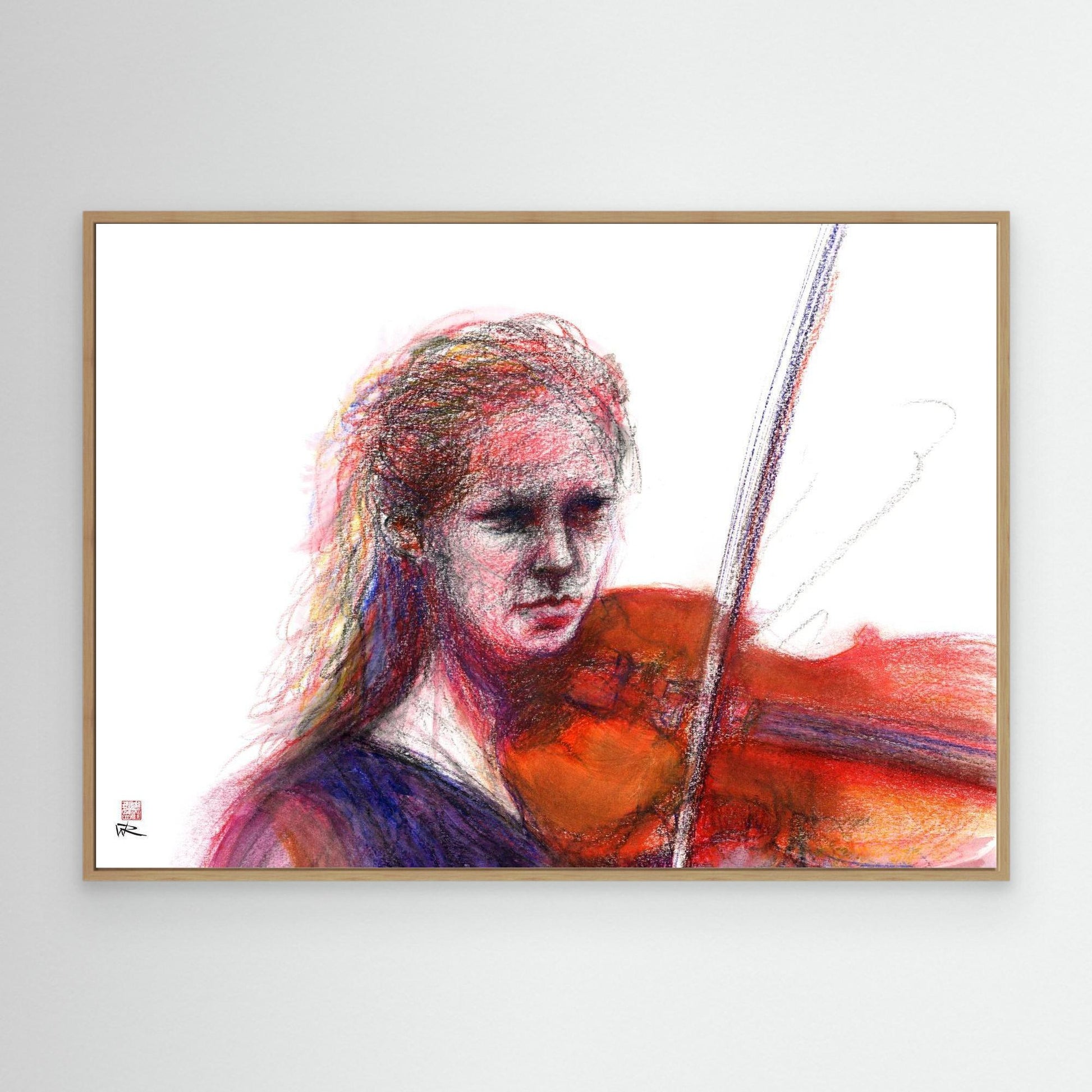 Lost in playing - Canvas print