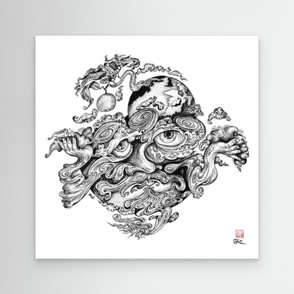 Atlas - canvas print