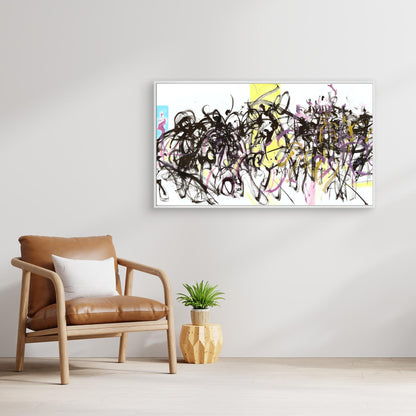 Abstract dance movement 4 - Canvas art print
