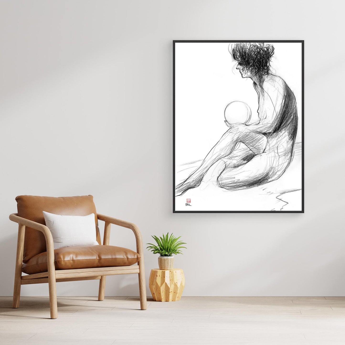 Fortune teller seated