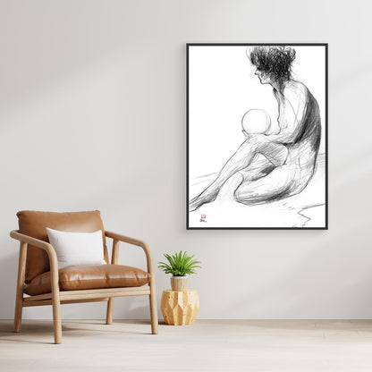 Fortune teller seated