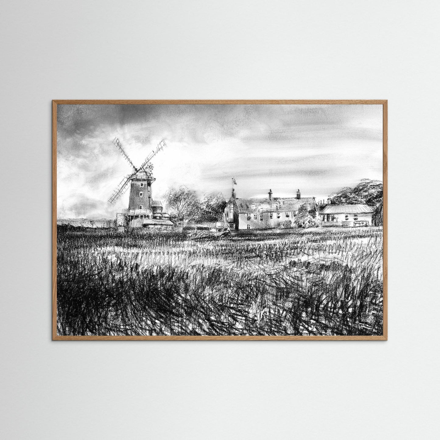 Cley windmill - paper print
