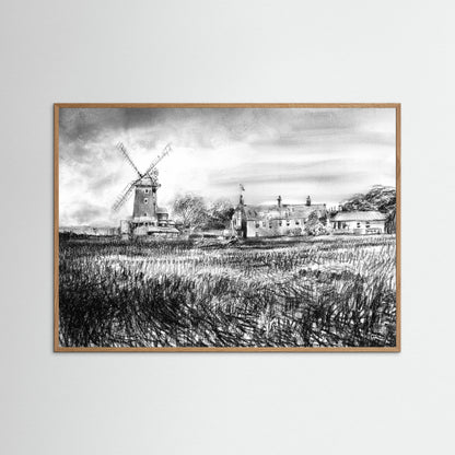 Cley windmill - paper print