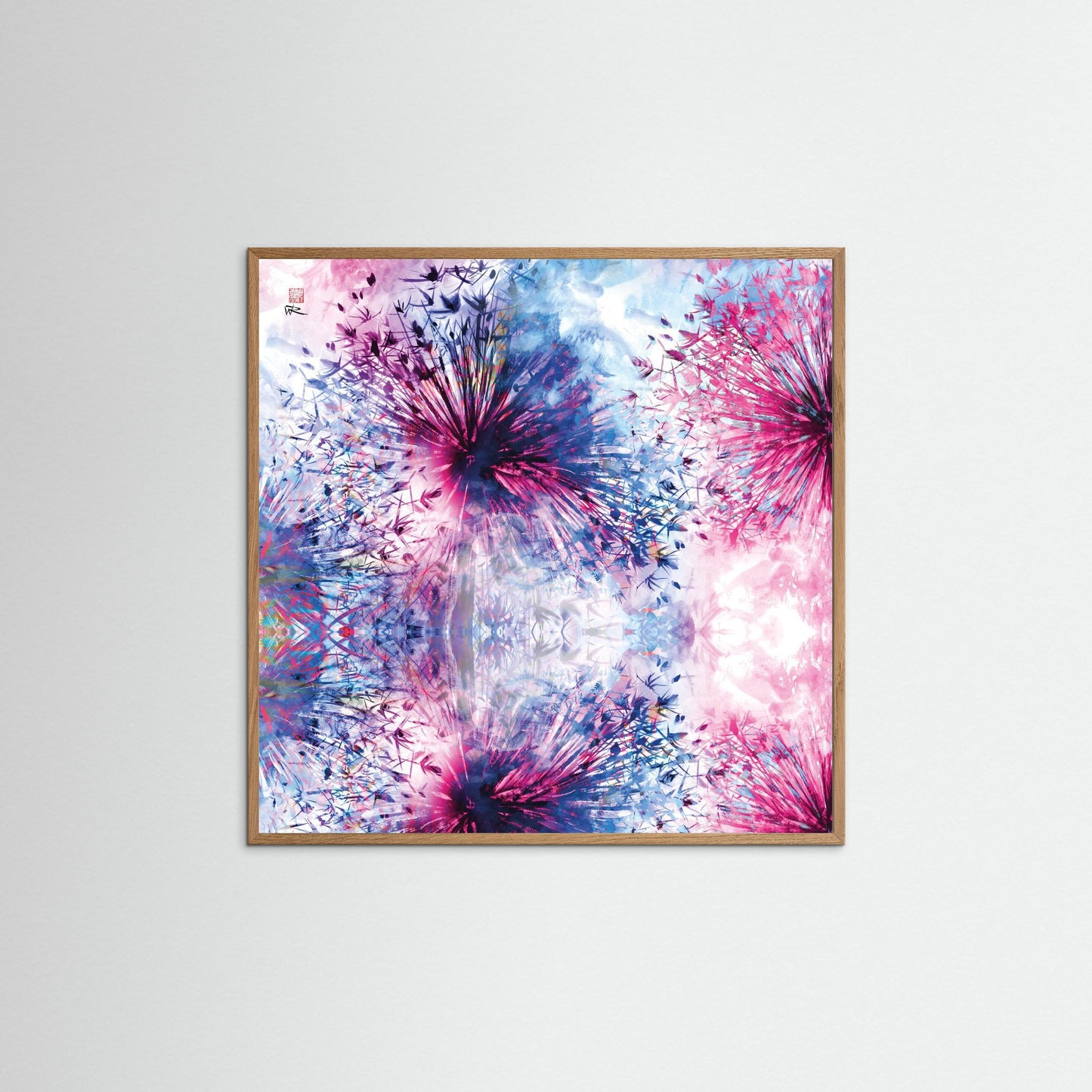 Allium pink sunshine - Paper print