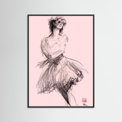 Ballet position - Paper print