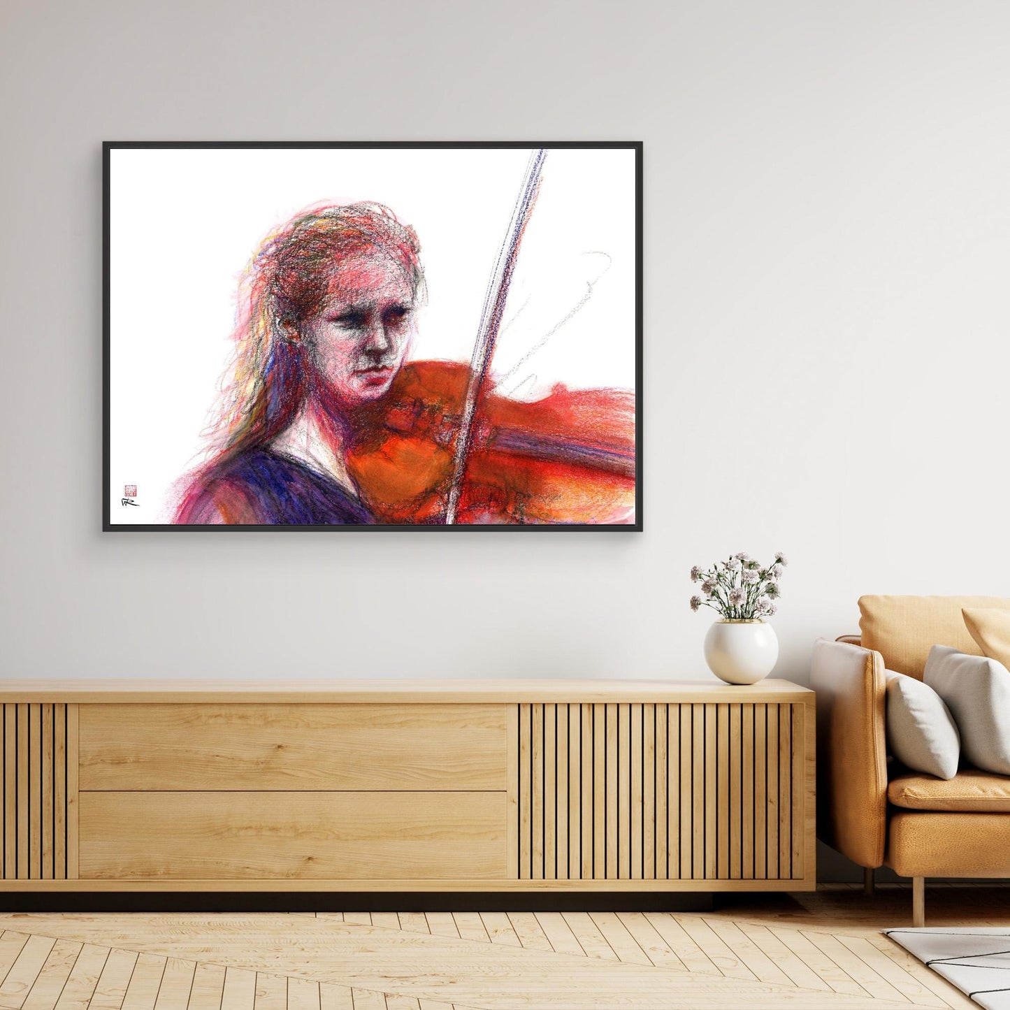 Lost in playing - Canvas print